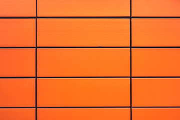 modern orange wall as texture