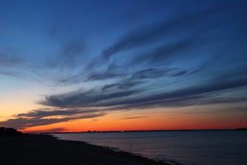 Fototapeta na wymiar sunset over Chesapeake Bay