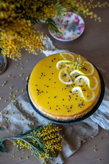 cheesecake with lemon