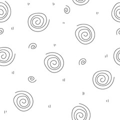 spirals on the white background