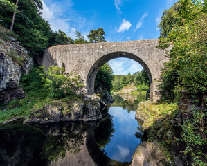 Fototapeta na wymiar Bridge across the Deveron Aberdeenshire
