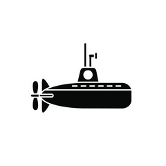 Submarine icon template