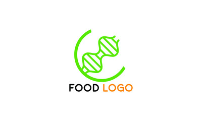 Food logo design vector
