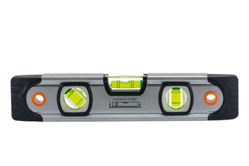 construction level tool isolated on white background