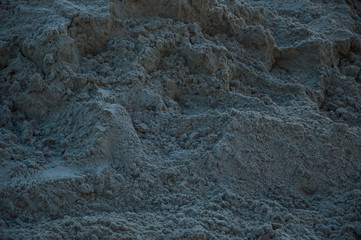 texture of wet sand close up