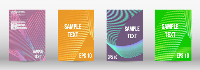 Geometric template with lines 