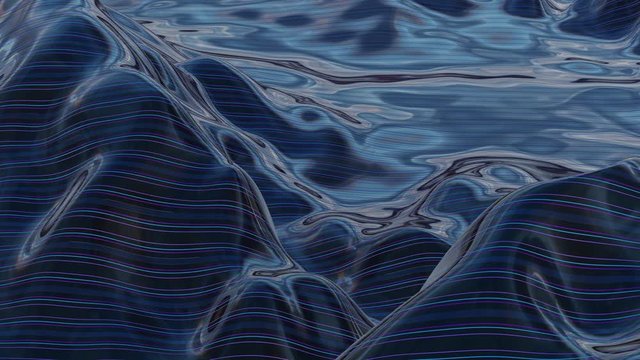 Abstract Wave Animated Loop