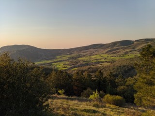 Fototapeta premium sunrise in the mountains,Greece
