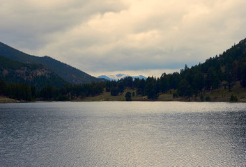 lake in the rockies