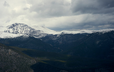 Fototapeta premium mountains in the snow
