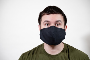 man in medical mask, virus, disease, doctor, medicine, portrait