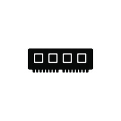 RAM memory card icon template