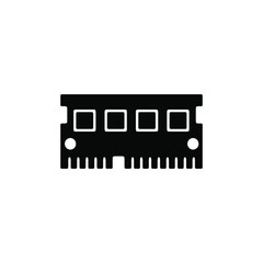 RAM memory card icon template