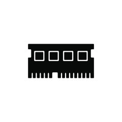 RAM memory card icon template