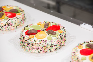 production of cakes and confectionery products at the enterprise.