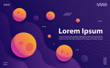 Colourful gradient background with liquid effect.