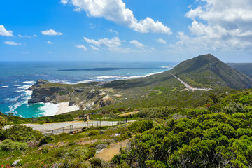Fototapeta na wymiar Magnificent view of Cape of Good Hope at Cape Point, Cape Town, South Africa 