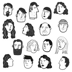People and faces