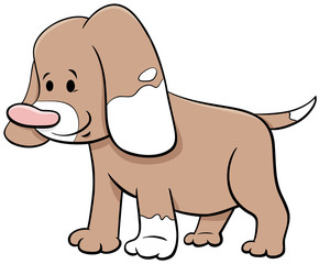 cute cartoon puppy comic animal character