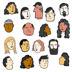 People and faces