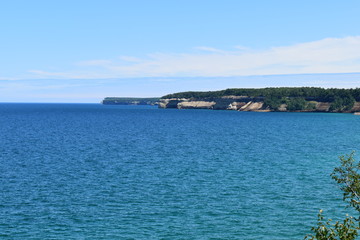 Pictured rocks lake shore 