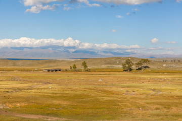 Obraz premium Altai Tavan Bogd National Park in Bayar-Ulgii, Mongolia.