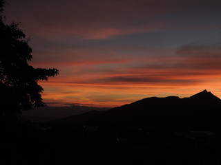 atardecer