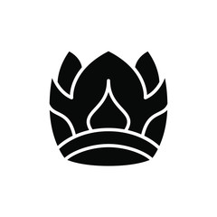 Crown Icon Best Logo Design Vector Emblem Isolated Illustration, King Template company , outline Solid Background White
