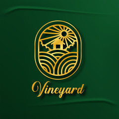 Vineyard outlined logo