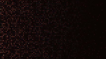 Dots abstracts circles lights orange multi in color background