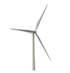 Wind turbine isolated on white The background © TAK TUP ICE W
