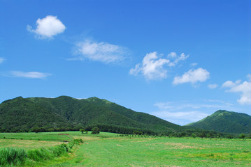 岡山県蒜山高原の夏