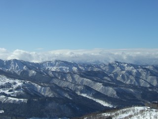 Fototapeta na wymiar 雪山の絶景