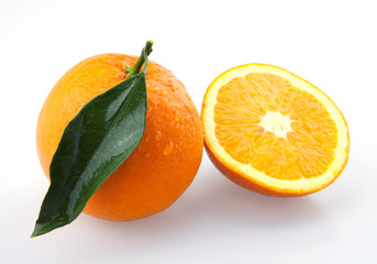 Half orange and An orange