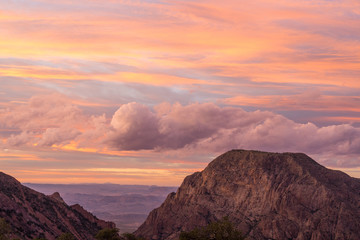 Sunset from the backcountry