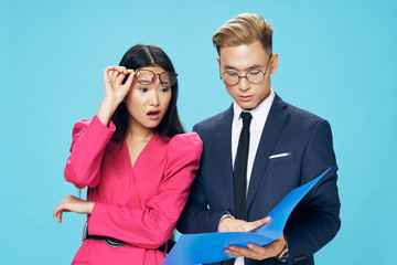 business people talking on the phone