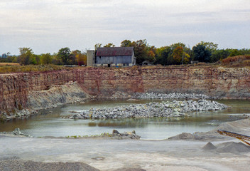 Niagara Escarpment Stone Quarry, Ledgeview, WI