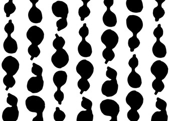 ひょうたんをモチーフにデザインした背景素材