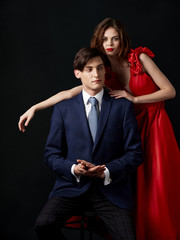 young couple dancing