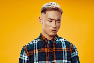 portrait of a handsome young man