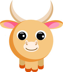 Cute Yak Illustration