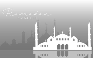 Ramadan Kareem islamic design modern background