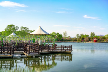 Beijing International Flower Port, China. Beijing International Flower Port Fantasy Flower Lake