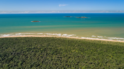 Paulo Cesar Vinha State Park photographed in Guarapari, in Espirito Santo. Southeast of Brazil. Atlantic Forest Biome. Picture made in 2018.