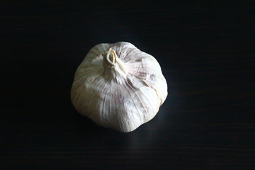 A clear shot of a garlic