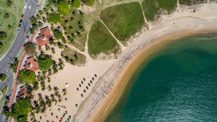 Curva da Jurema beach photographed in Vitoria, Espirito Santo. Picture made in 2018.