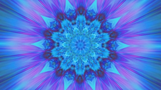 Beautiful Original Art therapy moving Mandala. Seamless loop psychotherapy. Geometric patterns to find or restore a sense of healthy mental balance. For yoga specialist, astrology, art therapist.