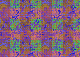 abstract beautiful floral pattern design