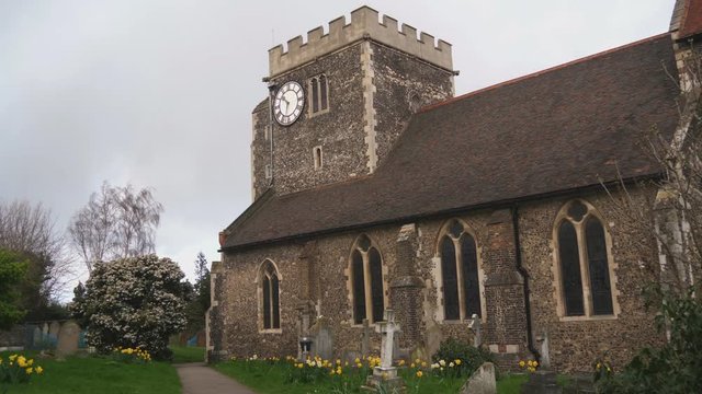 Stone Church, St Mary the Virgin, Dartford, Kent, England, UK.