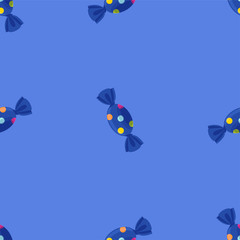 Chocolate candies. Colored Vector Patterns 